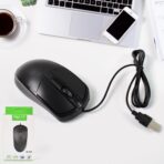 Computer Laptop Wired Optical Mouse, M- 045 (1 Pc) - Image 2