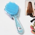 Hair Brush Massage Shower Comb Soft Bristles for Wet and Dry Hair, Detangling, and Scalp Massage, Fun and Functional Design (1 Pc ) - Image 3