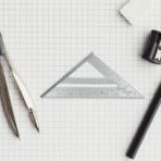 Aluminum Alloy Rafter Square (7-Inch) ?Double Side Scale Triangle Measurement Tool - Image 3