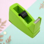 Plastic Tape Dispenser with Cutter - Desktop Heavy Duty | Non-Slip Weighted Base for Office, School & Home Use | Stationery & Packaging - Image 2