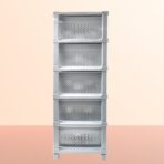 Multi-Purpose Anti-Slip 5 Layer Modular Drawer Storage System - Image 3