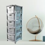 Multi-Purpose Anti-Slip 5 Layer Modular Drawer Storage System - Image 4