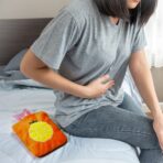 Small Hot Water Bag with Cover for Pain Relief, Neck, Shoulder Pain and Hand, Feet Warmer, Menstrual Cramps. - Image 4