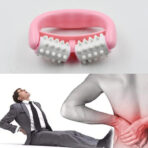 Manual Round Handle Plastic Rollers Massage Roller Cellulite Roller for Legs, Arms, Back, Muscle Pain Relief and Muscle Relaxation - Image 4