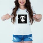 Designer Printed T-Shirt :: Design type - Black Panda - Cloth type : Polyester