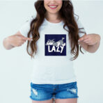 Designer Printed T-Shirt :: Design type - Lazy - Cloth type : DOT-KNIT