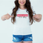 Designer Printed T-Shirt :: Design type - Motivated - Cloth type : Cotton