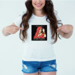 Designer Printed T-Shirt :: Design type - O Womaniya - Cloth type : DOT-KNIT