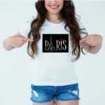 Designer Printed T-Shirt :: Design type - Paris - Cloth type : Cotton