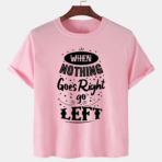 Pink Unisex Polyster Premium Quality Designer Printed T-Shirt
