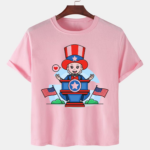 Pink Unisex Cotton Premium Quality Designer Printed T-Shirt