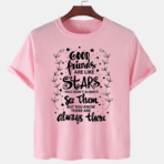 Pink Unisex Polyster Premium Quality Designer Printed T-Shirt