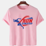 Pink Unisex Polyster Premium Quality Designer Printed T-Shirt