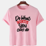 Pink Unisex Polyster Premium Quality Designer Printed T-Shirt