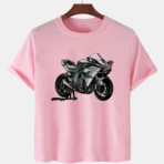 Pink Unisex Polyster Premium Quality Designer Printed T-Shirt
