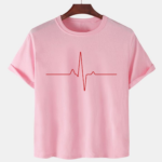Pink Unisex Cotton Premium Quality Designer Printed T-Shirt