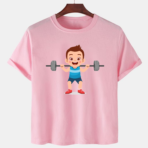 Pink Unisex Cotton Premium Quality Designer Printed T-Shirt