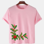 Pink Unisex Cotton Premium Quality Designer Printed T-Shirt