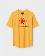 Yellow Unisex Polyster Regular Fit Printed Round Neck T-Shirt