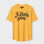 Yellow Unisex Cotton Regular Fit Printed Round Neck T-Shirt