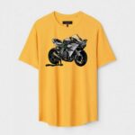 Yellow Unisex Polyster Regular Fit Printed Round Neck T-Shirt