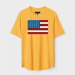 Yellow Unisex Polyster Regular Fit Printed Round Neck T-Shirt