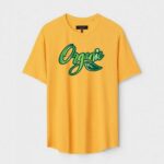 Yellow Unisex Cotton Regular Fit Printed Round Neck T-Shirt