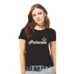 Cotton Regular Fit Printed Round Neck T-Shirt For Women