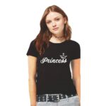 Cotton Regular Fit Printed Round Neck T-Shirt For Women