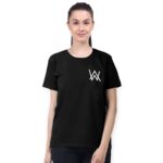 Cotton Regular Fit Printed Round Neck T-Shirt For Women