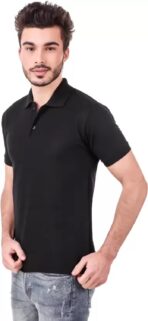 One-H Men's Polo Neck Short Sleeve Casual Tshirt Combo of Red, Black, Grey colors (Pack of 3) - Image 4