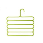 5-in-1 Multipurpose Assorted Plastic Hanger (5-Layer): Durable and Space-Saving Closet Organizer for Clothes & Accessories