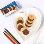 6 Pcs Novelty Biscuit Eraser Set | Fun Food Shape Stationery | Creative School Rubber Erasers for Kids, Party Favors, & Christmas Birthday Gifts - Image 2