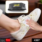 Shoe Cleaning Wet Wipes (80 Pack) - Travel Friendly! - Image 2